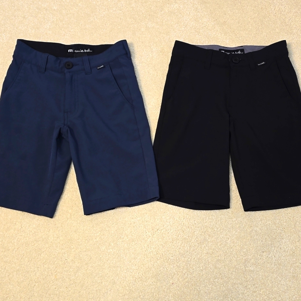 Travis Mathew Mood Indigo and Black Wanderlust Golf Shorts